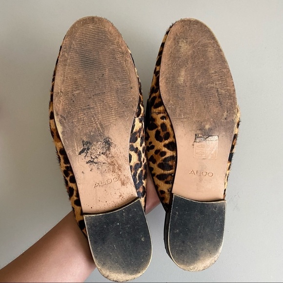 ALDO Leopard slip on mule animal‎ print size 8 - Picture 5 of 9